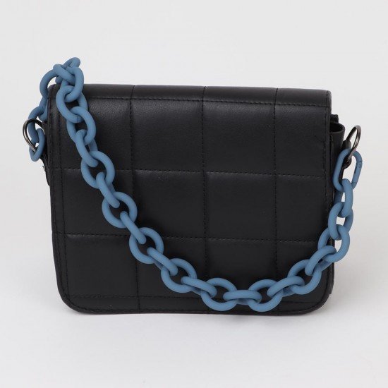 Handbag's Metal Chain Handle in Indigo Blue Matt Finish (18.9") (More Colors)
