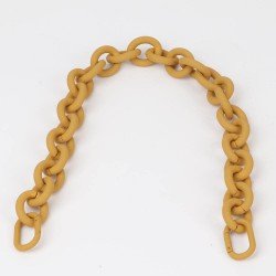 Handbag's Metal Chain Handle in Mustard Matt Finish (18.9") (More Colors)