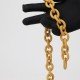 Handbag's Metal Chain Handle in Mustard Matt Finish (18.9") (More Colors)