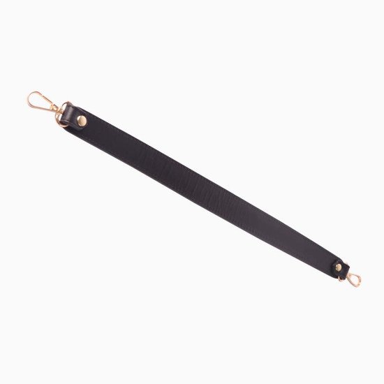 Hobo Style Black Leather Strap and Top Handle Replacement for Designer Bags (19.6 in. Length / 1 in. wide) Hobo Style Black Leather Strap and Top Handle Replacement for Designer Bags (19.6 in. Length / 1 in. wide)