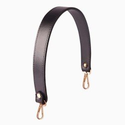 Hobo Style Black Leather Strap and Top Handle Replacement for Designer Bags (19.6 in. Length / 1 in. wide) Hobo Style Black Leather Strap and Top Handle Replacement for Designer Bags (19.6 in. Length / 1 in. wide)