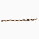 Acrylic Light Gold Chain Handbag Handle and Charm 