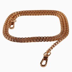 Light Gold Luxury Box Style Chain Crossbody and Shoulder Handbag Replacement Strap 5 mm (0.2") wide