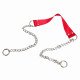 Replacement Chain Strap In Silver and Cherry Red Color For Shoulder and Crossbody Bags