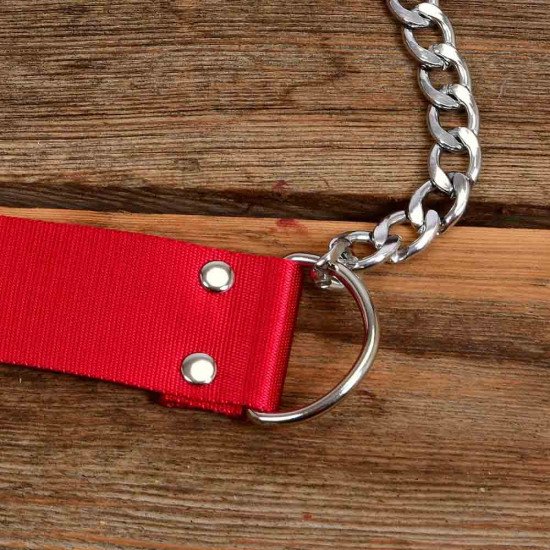 Replacement Chain Strap In Silver and Cherry Red Color For Shoulder and Crossbody Bags