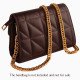 Light Gold Luxury Curb Type Chain Crossbody Handbag Strap with Various Length Options