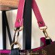Leather Replacement Top Handle in Fuchsia for Designer Bags and LV NeoNoe ( ¾” Wide - 11.4” long)