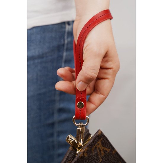 Replacement Leather Wristlet Strap for Clutches 