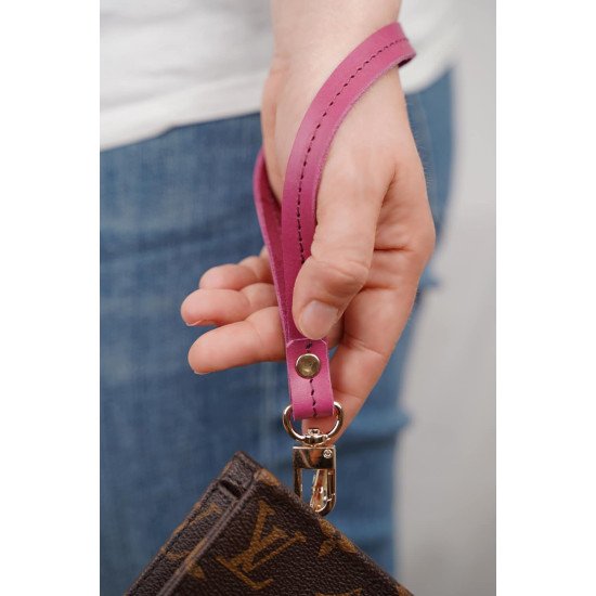 Replacement Leather Wristlet Strap for Clutches 