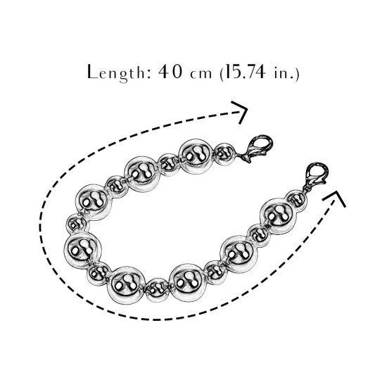 Pearl Chain Handbag Short Handle and Charm