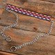Replacement Chain Strap In Silver Color and Diamond Pattern For Shoulder and Crossbody Bags