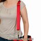 Replacement Guitar Style Strap In Cherry Red For Bags And Purses