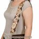 Replacement Guitar Style Strap In Spotted Beige For Bags And Purses