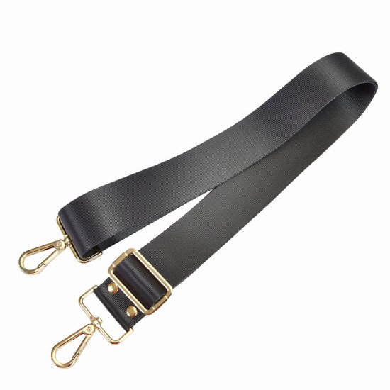 Replacement Guitar Style Strap In Dark Gray For Bags And Purses