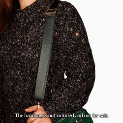 Replacement Guitar Style Strap Sacramento Green for Handbags and Purses