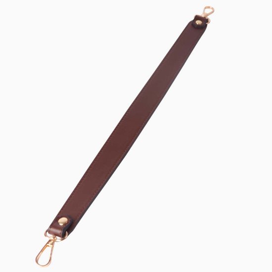 Original Club Replacement Top Handle and Leather Short Strap in Brown