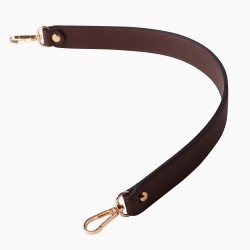 Hobo Style Brown Leather Strap and Top Handle Replacement for Designer Bags (19.6 in. Length / 1 in. wide)