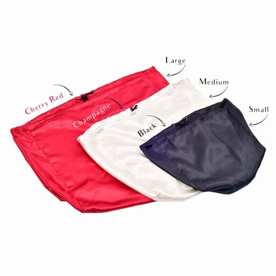 Satin Dust Cover in Champagne for Handbag and Totebags (More Colors)