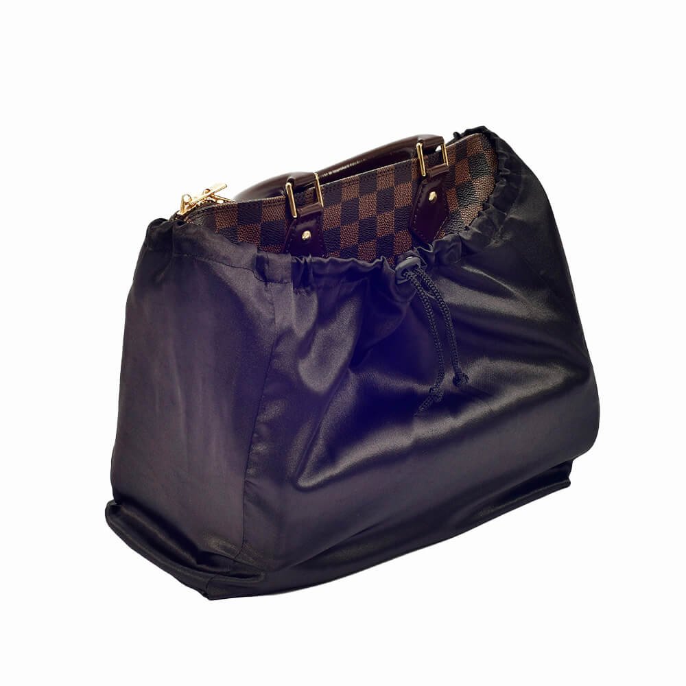 Satin Dust Cover in Black for Handbag and Totebags (More Colors)