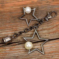Stars and Pearl Handbag Charm
