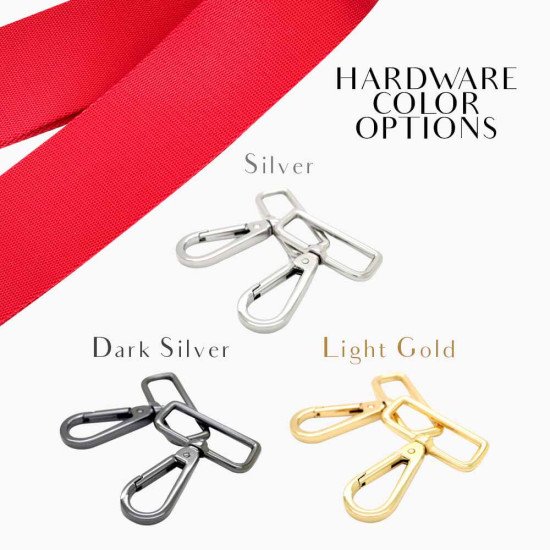 Replacement Guitar Style Strap In Cherry Red For Bags And Purses