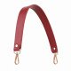 Hobo Style Cherry Red Leather Strap and Top Handle Replacement for Designer Bags (19.6 in. Length / 1 in. wide)