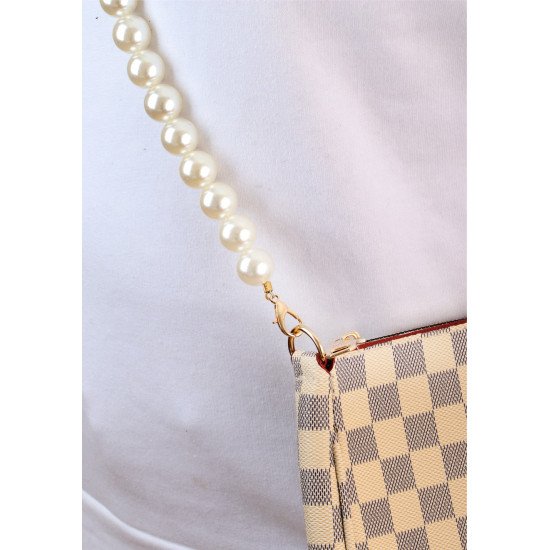 Pearl Chain Shoulder and Crossbody Bag Strap