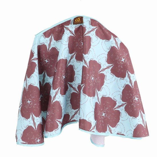 Blossoms with Blue Waterproof and Stylish Handbag Rain Coat for Designer Bags