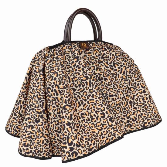 Leopard Print Waterproof and Stylish Handbag Rain Coat for Designer Bags