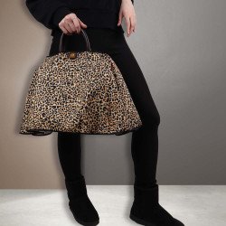 Leopard Print Waterproof and Stylish Handbag Rain Coat for Designer Bags