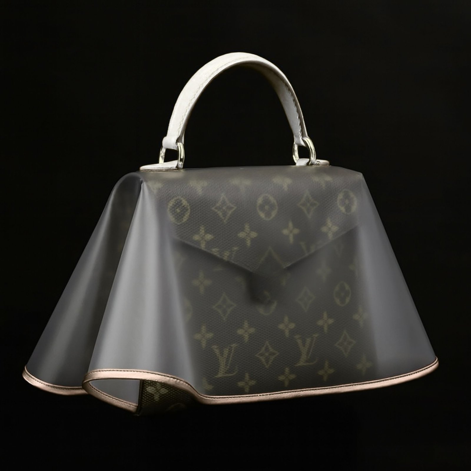 designer bag no zipper rain Rain Slicker For Designer Handbags, Tote Bags And Purses in Clear Color  with Various Size Options