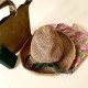 Handcrafted Short Brim Straw Hat with Matching Ribbon (More Colors)