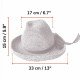 Handcrafted Short Brim Straw Hat with Matching Ribbon (More Colors)