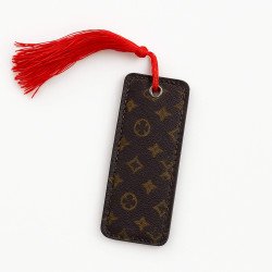 Louis Vuitton Inspired Bookmark Made with Upcycled Authentic Canvas