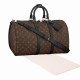 Keepall 45 Leather Bag Base Shaper in Ecru, Luggage Bag Bottom Shaper