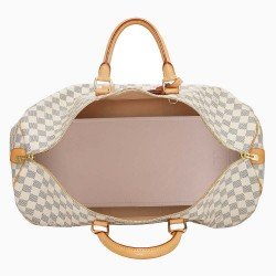 Keepall 50 Leather Bag Base Shaper in Ecru, Luggage Bag Bottom Shaper