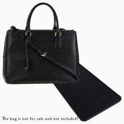 Pr. Saffiano Double Zip Medium Tote BN2274 Leather Bag Base Shaper, Bag Bottom Shaper