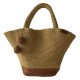 Handcrafted Straw Tote Bag in Natural Paper Yarn