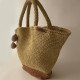 Handcrafted Straw Tote Bag in Natural Paper Yarn