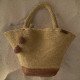 Handcrafted Straw Tote Bag in Natural Paper Yarn