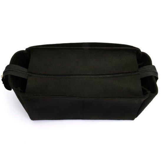 Bag and Purse Organizer with Zipper Top Style for Burberry Ashby Canvas Bag