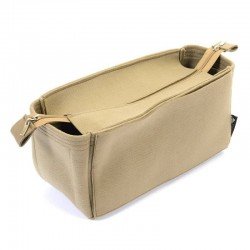 Bag and Purse Organizer with Zipper Top Style for Burberry Ashby Canvas Bag