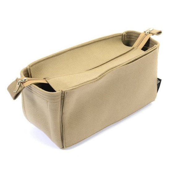 Bag and Purse Organizer with Zipper Top Style for Burberry Ashby Canvas Bag