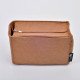 Felt Handbag Organizer with V-Zip Style in Mocha Color - Size: 30 / 18 / 14 cm