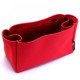 Di.or Book Tote Suedette Regular Style Leather Handbag Organizer (Red) (More Colors Available)