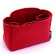 Di.or Book Tote Suedette Regular Style Leather Handbag Organizer (Red) (More Colors Available)