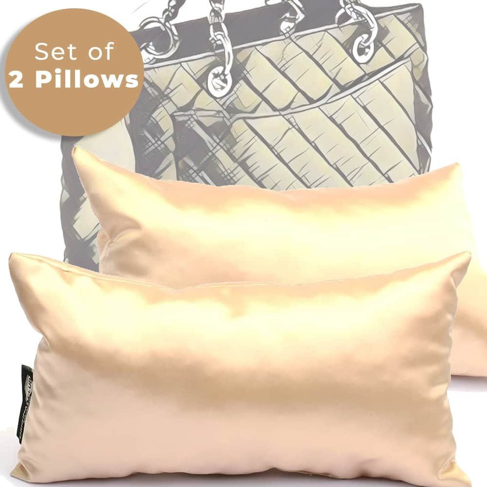 Satin Pillow Luxury Bag Shaper For Grand Shopping Tote Set Of 2