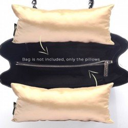 Satin Pillow Luxury Bag Shaper For Grand Shopping Tote ( Set of 2 Pillows ) (Champagne) - More colors available