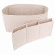 Felt Handbag Organizer with Chambers Style in Sandstone Color - Size: 36 / 19 / 16 cm