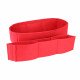 Felt Handbag Organizer with Middle Compartments in Red - Size: 50 / 16 / 19 cm